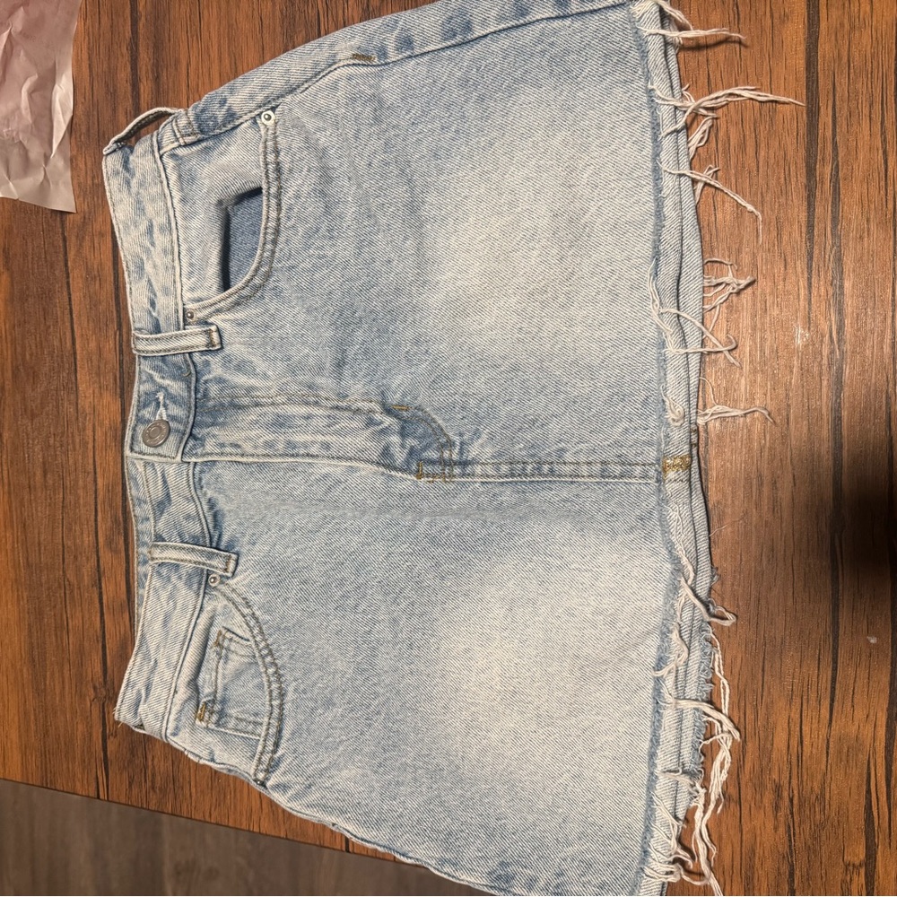 PacSun Light Blue Denim Skirt